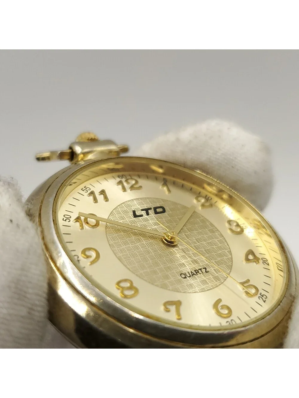 LTD Quartz Pocket With Clip Watch 40mm New Battery